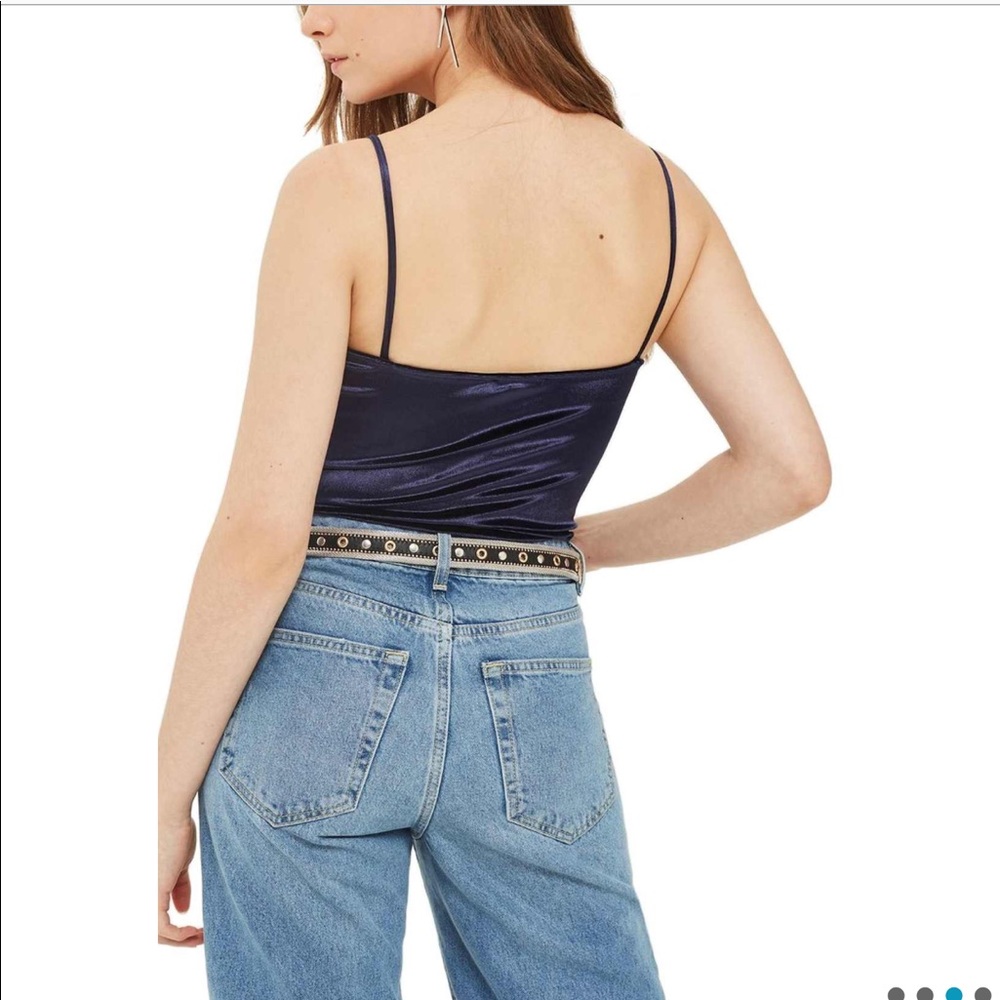 Top Shop | velvet bodysuit - Picture 2 of 4